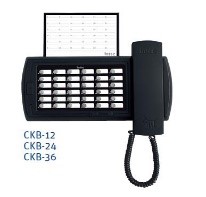 Tablero de conserje de 12, 24 y 36 botones de pared o mesa. D: 21.3 (A) x 22.8 (L) x 7 (P) cm.